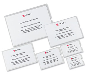 Rexel Nyrex Card Holder A4 [Pack of 25] alternative image 2