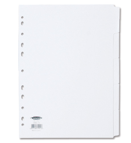 Concord 5 Part Divider White alternative image 2