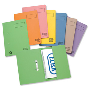 Stratford Spring Pocket File Foolscap Buff [Pack of 25] alternative image 2