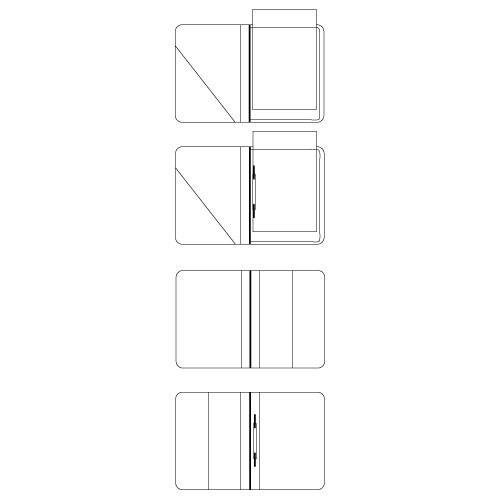 Rexel Nyrex Single Wallet Clear [Pack of 25] alternative image 2