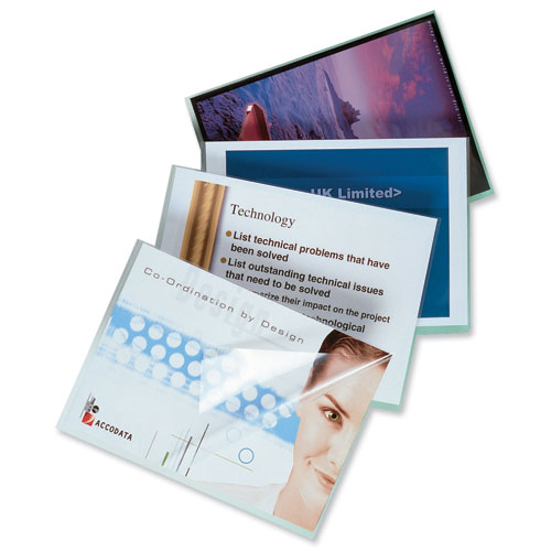 Rexel Superfine Folder Clear [Pack of 100] alternative image 2