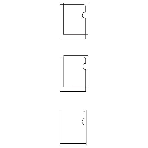 Rexel Superfine Folder Clear [Pack of 100] alternative image 4