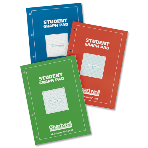 Chartwell Graph Pad A4 in 1mm, 5mm and 10mm alternative image 3