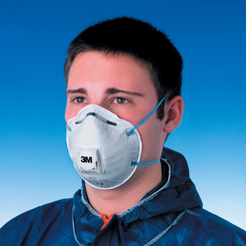 3M FFP2 Classic Valved Respirators [Pack of 10] alternative image 2