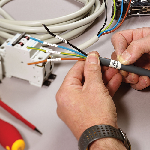 Dymo Tape Nylon White 12mm alternative image 4