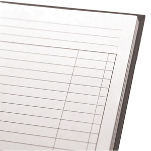 Black n Red Casebound Book Smart Ruled A4 alternative image 2