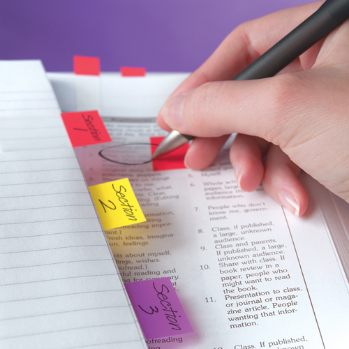 Post-It Index Tabs 25mm Red [Pack of 12] alternative image 3