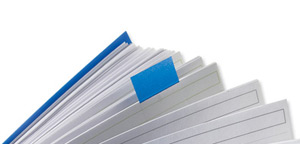 Post-It Index Tabs 25mm Blue [Pack of 12] alternative image 2