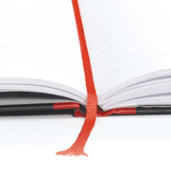 Black n Red A4 Recycled Casebound Notebook [Pack of 5] alternative image 2