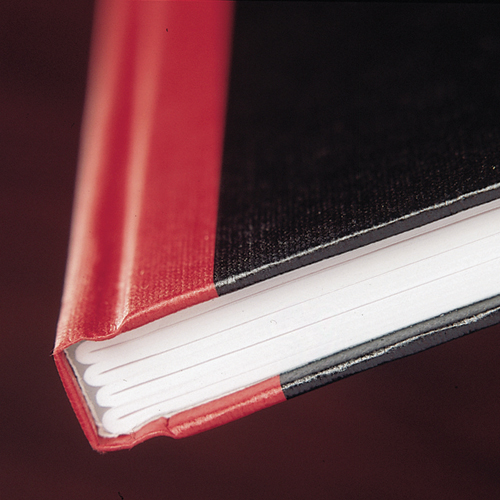 Black n Red A4 Recycled Casebound Notebook [Pack of 5] alternative image 3