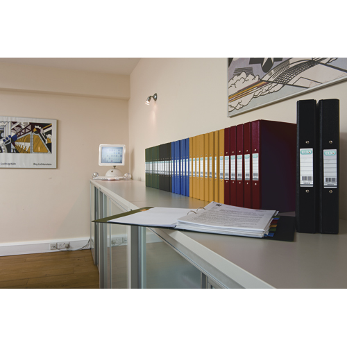 Elba A5 Ring Binder 2 O-Ring Black [Pack of 10] alternative image 2