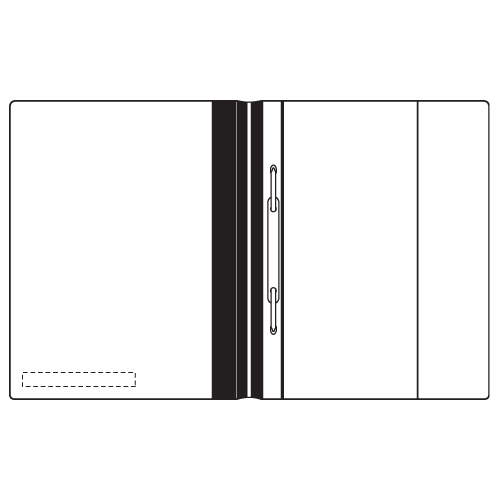 Durable Clear View Report Folder A4 Dark Blue [Pack of 50] alternative image 2