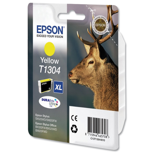 Epson T130440 Extra Large Yellow Ink Cartridge alternative image 2