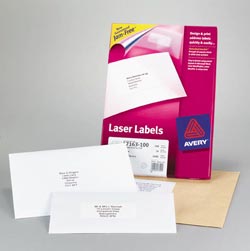 Avery Laser Labels 8/Sheet 99.1x67.7mm L7165-100 [100 Sheets] alternative image 4