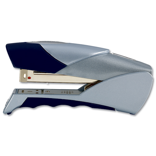 Rexel Gazelle Half Strip Stapler Silver and Blue alternative image 2