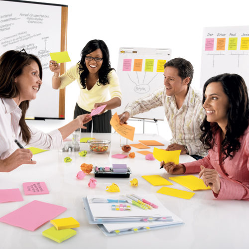 3M Post-It Super Sticky Notes Neon 200x149mm [Pack of 4] alternative image 2