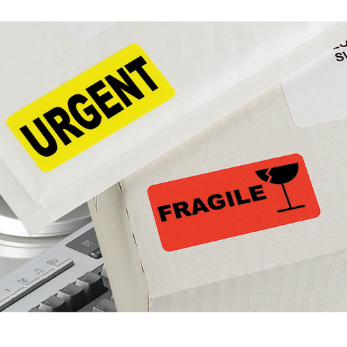 Avery Coloured Labels Laser 24/Sheet 63.5x33.9mm Red [480 Labels] alternative image 2