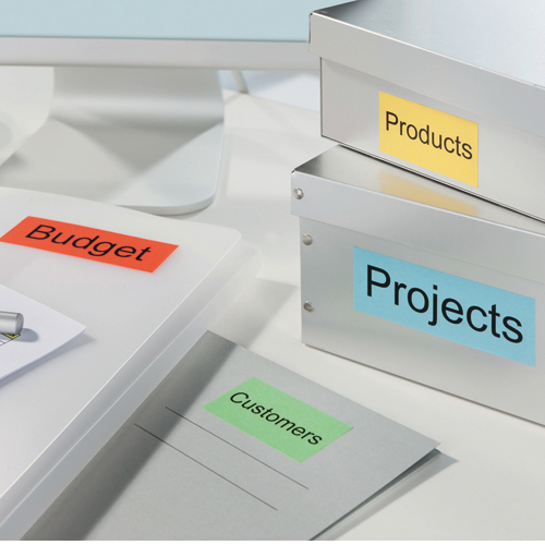 Avery Coloured Labels Laser 24/Sheet 63.5x33.9mm Red [480 Labels] alternative image 3