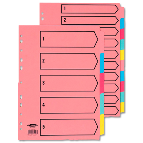 Concord Printed Subject Divider 10 Part alternative image 3
