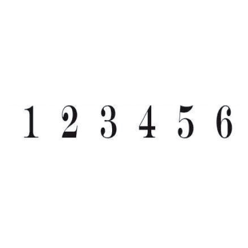 Trodat 5756/P Number Stamp Plastic 8 Adjustments 5.5mm Digits - 86621 alternative image 2