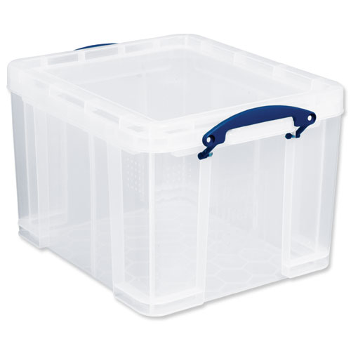 Really Useful 35 Litre Euro Box Clear alternative image 3
