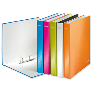 Leitz Wow Ringbinder A4+ Pink [Pack of 10] alternative image 2