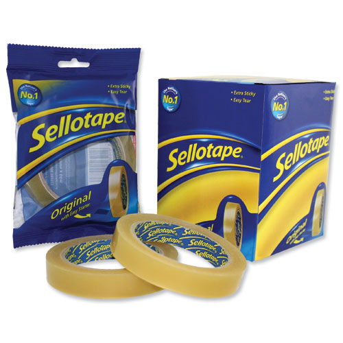 Sellotape Golden Tape 48mmx66m [Pack of 6] alternative image 3