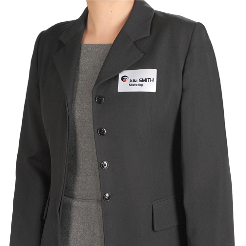 Avery L4784-20 Self Adhesive Name Badge 63.5x29.6mm White [Pack of 540] alternative image 2