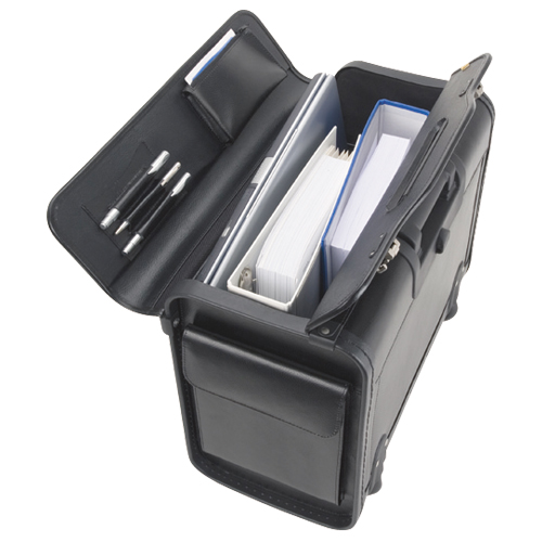 Alassio SILVANA Trolley Pilot Case Black - 92301 alternative image 2