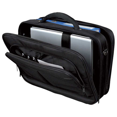 Lightpak LIMA Executive Laptop Bag for Laptops up to 17 inch Black - 46029 alternative image 2