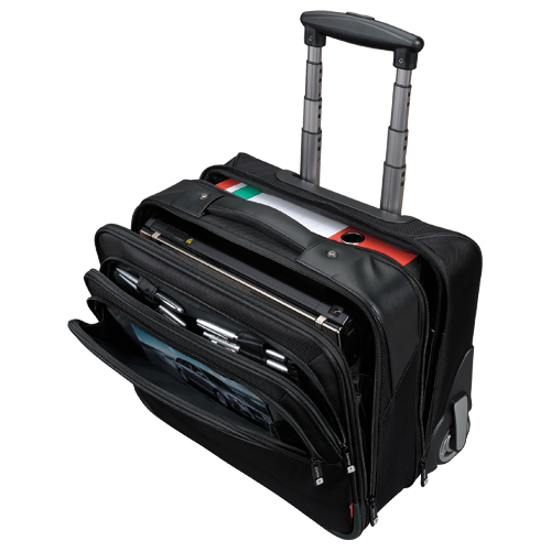 Lightpak Bravo 1 Executive Business Trolley for Laptops up to 17 inch Black - 46101 alternative image 2