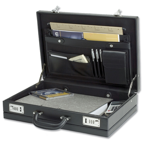 Alassio Ponte Attache Case Black - 92300 alternative image 2