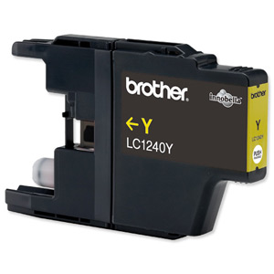 Brother LC1240Y Yellow Ink Cartridge (600 Pages) alternative image 2