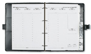 Filofax A4 Metropol Organiser Black alternative image 2