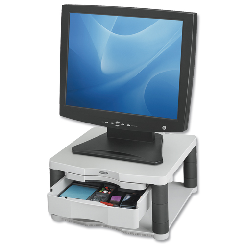 Fellowes Premium Monitor Riser Plus Platinum alternative image 3