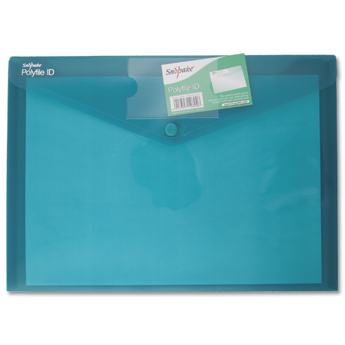 Snopake Polyfile ID Wallet File Polypropylene with Card Holder A4 Electra Assorted [Pack of 5] alternative image 3