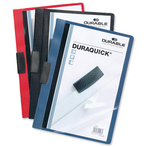 Duraquick File A4 Black [Pack of 20] alternative image 2