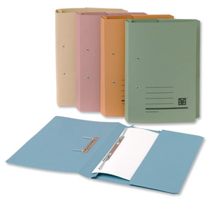 Value Pocket Transfer File Manilla Foolscap 285GSM Blue (Pack 25) - 43313DENT alternative image 2