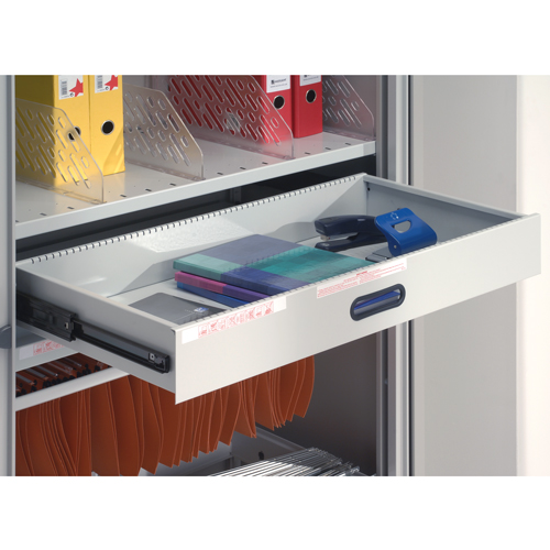 Bisley Rollout Drawer 4 Inch Light Grey alternative image 2