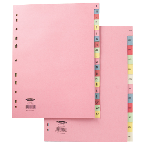 Concord Index A4 A-Z Multicolour alternative image 2