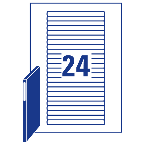 Avery Eurofolio File Label L7170 [25 Sheets] alternative image 2