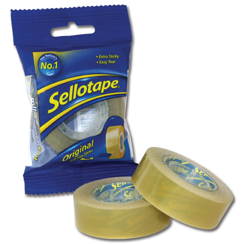 Sellotape Golden Tape 18mmx25m [Pack of 8] alternative image 2
