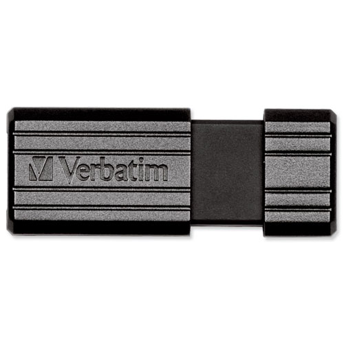 Verbatim Pinstripe USB Pen Drive 8Gb Black alternative image 2