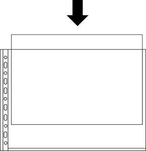 Esselte Punched Pocket A3 Landscape [Pack of 10] alternative image 2