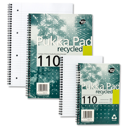 Pukka Quality Recycled A4 Pad 80g 100 Pages alternative image 2