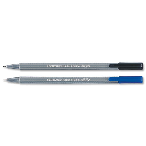 Staedtler Triplus Fineliner Black [Pack of 10] alternative image 2