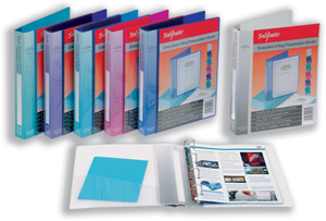 Snopake Executive Presentation Ring Binder 4 D-Ring Binder A4 Clear alternative image 2