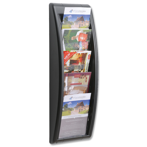 FastPaper Quick Fit Wall Display 5 x A5 Black alternative image 2