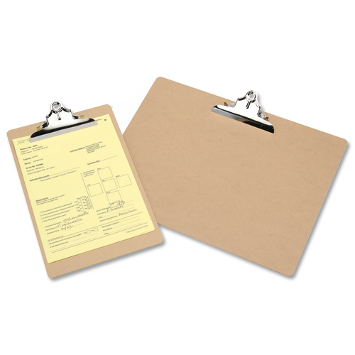 Rapesco Hardboard Clipboard A4/Foolscap Brown alternative image 2