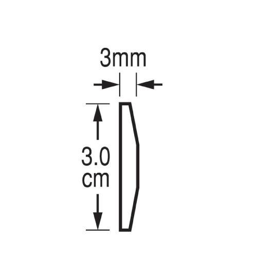 Value Plastic Ruler 15cm Clear - 820006/2 alternative image 2